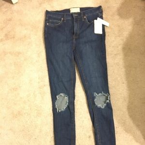 NWT free people blue jeans